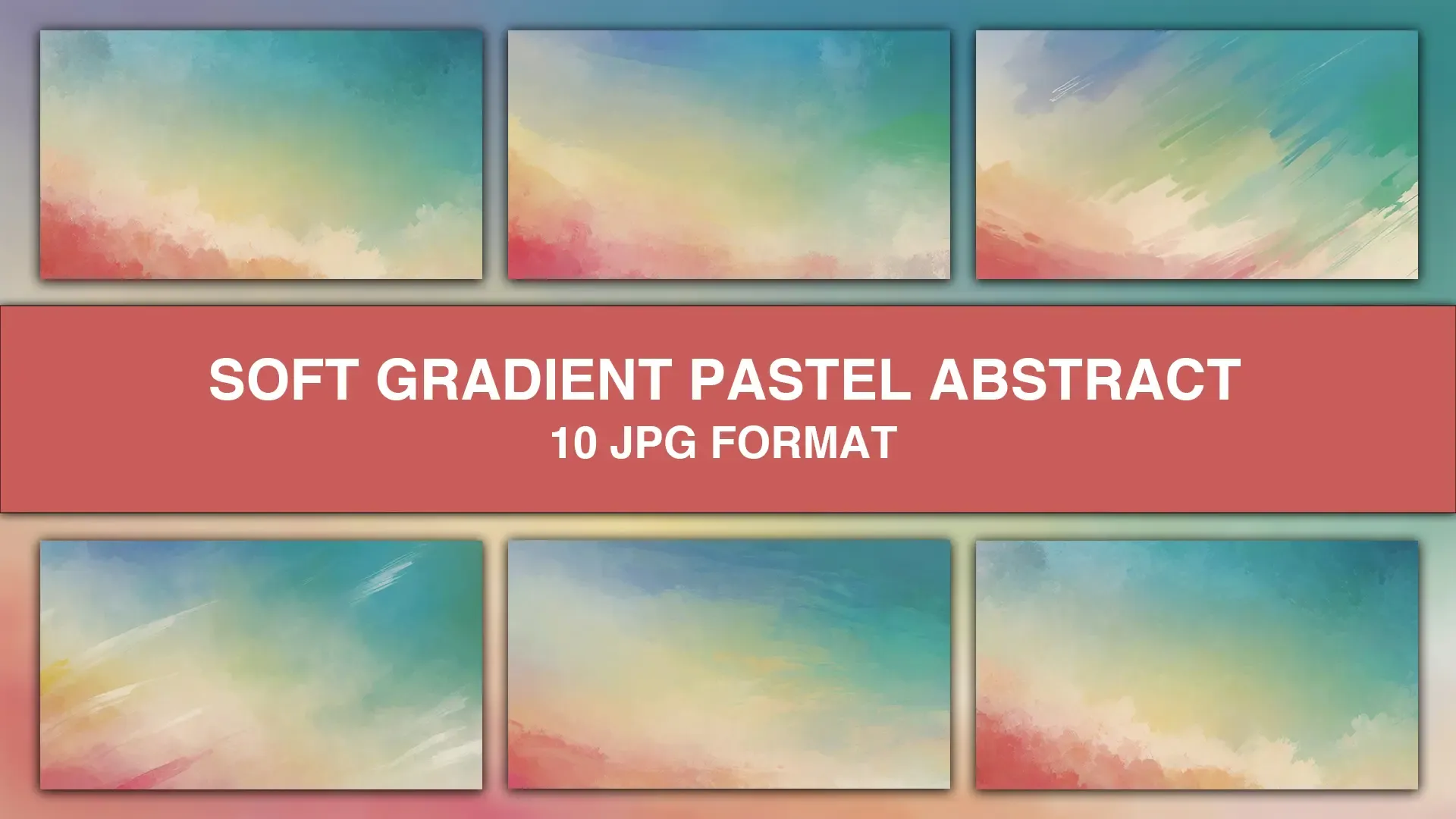 Soft Gradient Pastel Abstract Background JPG Images Pack